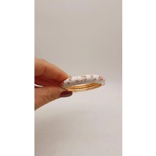 Tılsım Accesories Mineli Çocuk Kelepçe Bileklik Beyaz 5.5 Cm.