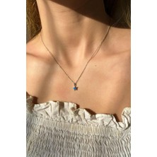 Spossy Silver Jewelry Minimal Yıldız Kolye