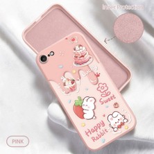 Ucuc iPhone 7/8/se 2020 2022 Uyumlu Iç Kadife Yüzey Kamera Koruması Anti-Darbe Silikon Kılıf