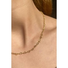 Spossy Silver Jewelry Kalp Zincir Kolye