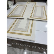 Armoni Yatak Odası 3'lü Halısı Gold Renk Argın Halı