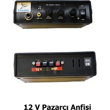 CHESTER 50W Pazarcı Anfisi - 12V Dc Seyyar Satıcı ve Araç Üstü Anons Anfisi - USB Aux Girişli
