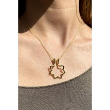 Spossy Silver Jewelry Çiçek Tasarım Kolye