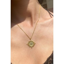 Spossy Silver Jewelry Güneş Tasarım Göz Kolye