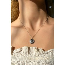Spossy Silver Jewelry Güneş Kolye