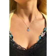Spossy Silver Jewelry Nilüfer Kolye