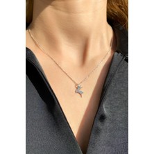 Spossy Silver Jewelry Yılbaşı Temalı Geyik Kolye