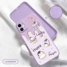 Ucuc iPhone 11 Uyumlu Iç Kadife Yüzey Kamera Koruması Anti-Darbe Silikon Kılıf