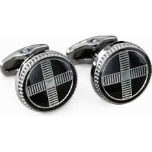 Aziz Kalem Klasik Siyah Kol Düğmesi