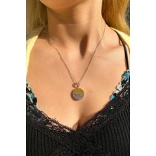 Spossy Silver Jewelry Tasarım Yuvarlak Kolye