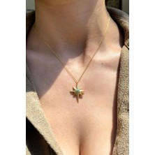 Spossy Silver Jewelry Kutup Yıldızı Kolye