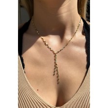 Spossy Silver Jewelry Pullu Zincir Y Kolye