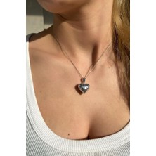 Spossy Silver Jewelry 1,8 cm Kalp Kolye