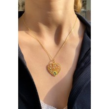 Spossy Silver Jewelry Kalp Kolye