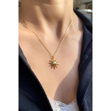Spossy Silver Jewelry Güneş Kolye