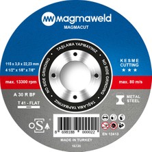 Magmaweld Magmacut 115 x 3 Kesme Taşı 10 Adet