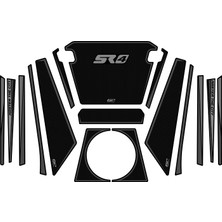 Gp Kompozit Voge Sr4 Maksi 350 2022-2025 Uyumlu Tank Pad Karbon