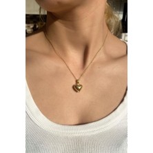 Spossy Silver Jewelry 1,4 cm Kalp Kolye