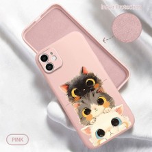 Ucuc iPhone 11 Uyumlu Iç Kadife Yüzey Kamera Koruması Anti-Darbe Silikon Kılıf