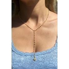 Spossy Silver Jewelry Gerçek Inci Istiridye Y Kolye