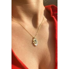 Spossy Silver Jewelry Mineli Fatma Ana Eli Nazar Kolye