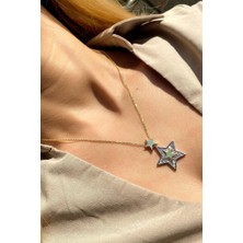 Spossy Silver Jewelry Yıldız Star Kolye