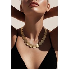 Uretti - Nerman 4053 7882 Yuvarlak Plaka Kolye
