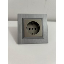 Ovivo Priz Antrasit Quantum Çerçeve Dahil