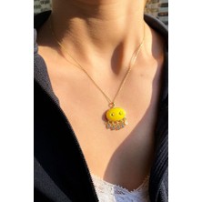 Spossy Silver Jewelry Mineli Sallantılı Taşlı Kolye