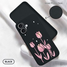 Ucuc iPhone 16 Uyumlu Iç Kadife Yüzey Kamera Koruması Anti-Darbe Silikon Kılıf