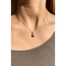 Spossy Silver Jewelry 1,2 cm Kalp Kolye