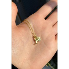 Spossy Silver Jewelry Kovboy Çizme ve Şapka Kolye