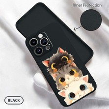 Ucuc iPhone 14 Pro Uyumlu Iç Kadife Yüzey Kamera Koruması Anti-Darbe Silikon Kılıf