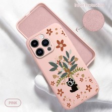 Ucuc iPhone 14 Pro Uyumlu Iç Kadife Yüzey Kamera Koruması Anti-Darbe Silikon Kılıf