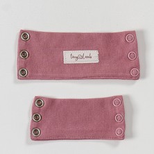 Tiny Lamb Bebek Bodysuit Uzatma Aparatı 2 Adet ( Kısa ve Uzun) Pamuk (9.5mm Çıtçıtlıdır)
