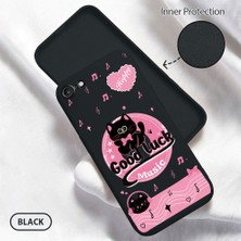 Ucuc iPhone 7/8/se 2020 2022 Uyumlu Iç Kadife Yüzey Kamera Koruması Anti-Darbe Silikon Kılıf