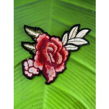Gönülden Tasarım 13X10 cm Ütü Ile Yapışan Nakış Işleme Çiçek Arma Yama Dikiş Hobi Aaksesuarı