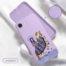 Ucuc iPhone 16E Uyumlu Iç Kadife Yüzey Kamera Koruması Anti-Darbe Silikon Kılıf