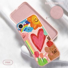 Ucuc iPhone 16E Uyumlu Iç Kadife Yüzey Kamera Koruması Anti-Darbe Silikon Kılıf