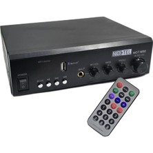 80 Watt Hat Trafolu Mini Anfi - Bluetooth USB Aux - Profesyonel Mağaza ve Okul Anfisi