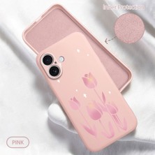 Ucuc iPhone 16 Uyumlu Iç Kadife Yüzey Kamera Koruması Anti-Darbe Silikon Kılıf