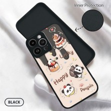 Ucuc iPhone 14 Pro Max Uyumlu Iç Kadife Yüzey Kamera Koruması Anti-Darbe Silikon Kılıf