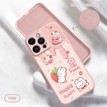 Ucuc iPhone 14 Pro Max Uyumlu Iç Kadife Yüzey Kamera Koruması Anti-Darbe Silikon Kılıf