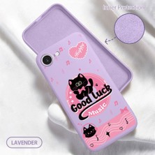 Ucuc iPhone 16E Uyumlu Iç Kadife Yüzey Kamera Koruması Anti-Darbe Silikon Kılıf