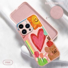 Ucuc iPhone 14 Pro Uyumlu Iç Kadife Yüzey Kamera Koruması Anti-Darbe Silikon Kılıf