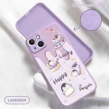 Ucuc iPhone 13 Uyumlu Iç Kadife Yüzey Kamera Koruması Anti-Darbe Silikon Kılıf