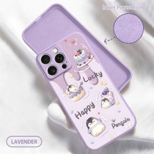 Ucuc iPhone 15 Pro Max Uyumlu Iç Kadife Yüzey Kamera Koruması Anti-Darbe Silikon Kılıf