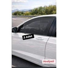 Markaflex Araba Yan Cam Güneşlik Perde 2 Adet Çocuklar için Konforlu Güneş Koruma