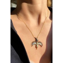 Spossy Silver Jewelry Kuş Kolye