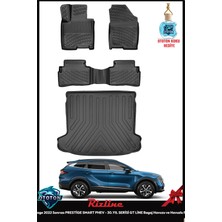 Rizline Kia Sportage 2022 Sonrası Prestige Smart Phev Cool-Elegance Konfor Bagaj Havuzu ve Havuzlu Paspas